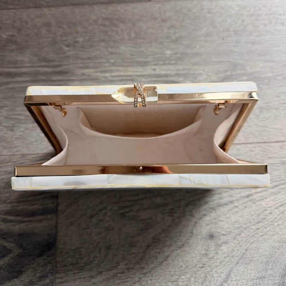 Mother of Pearl inlay clutch / evening bag